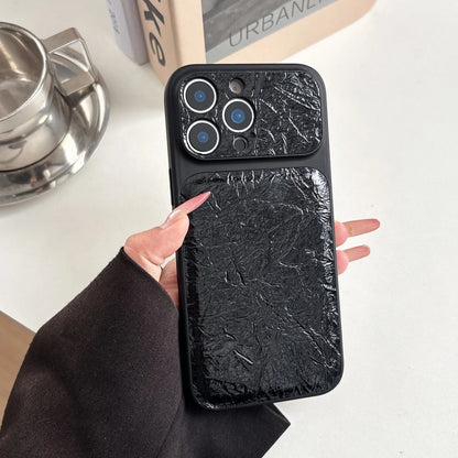 Retro Petal Flower Case for iPhone 13-17 Pro Max Large Window Shockproof Cover