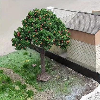 1pc Realistic Fruit Tree Miniature Trees Model Decoration for Sand Table