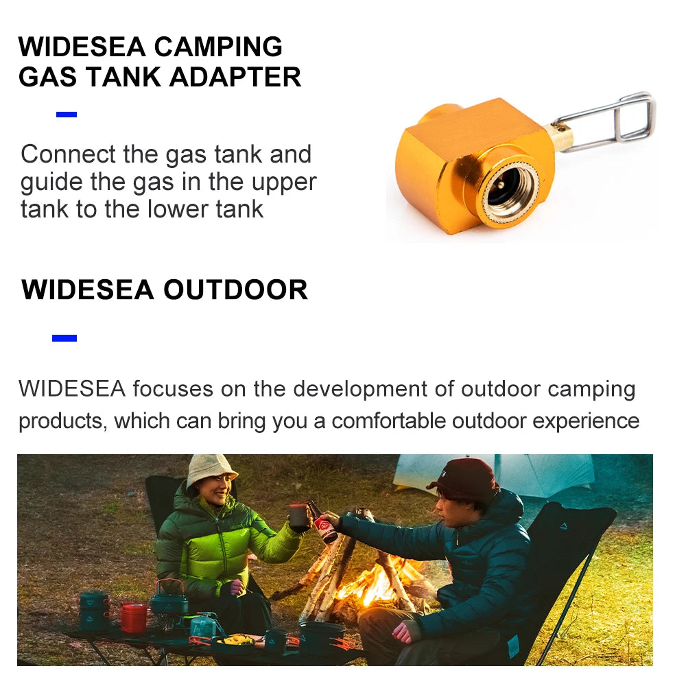 Camping Gas Refill Adapter Butane Cylinder Tank for Outdoor Stove BBQ
