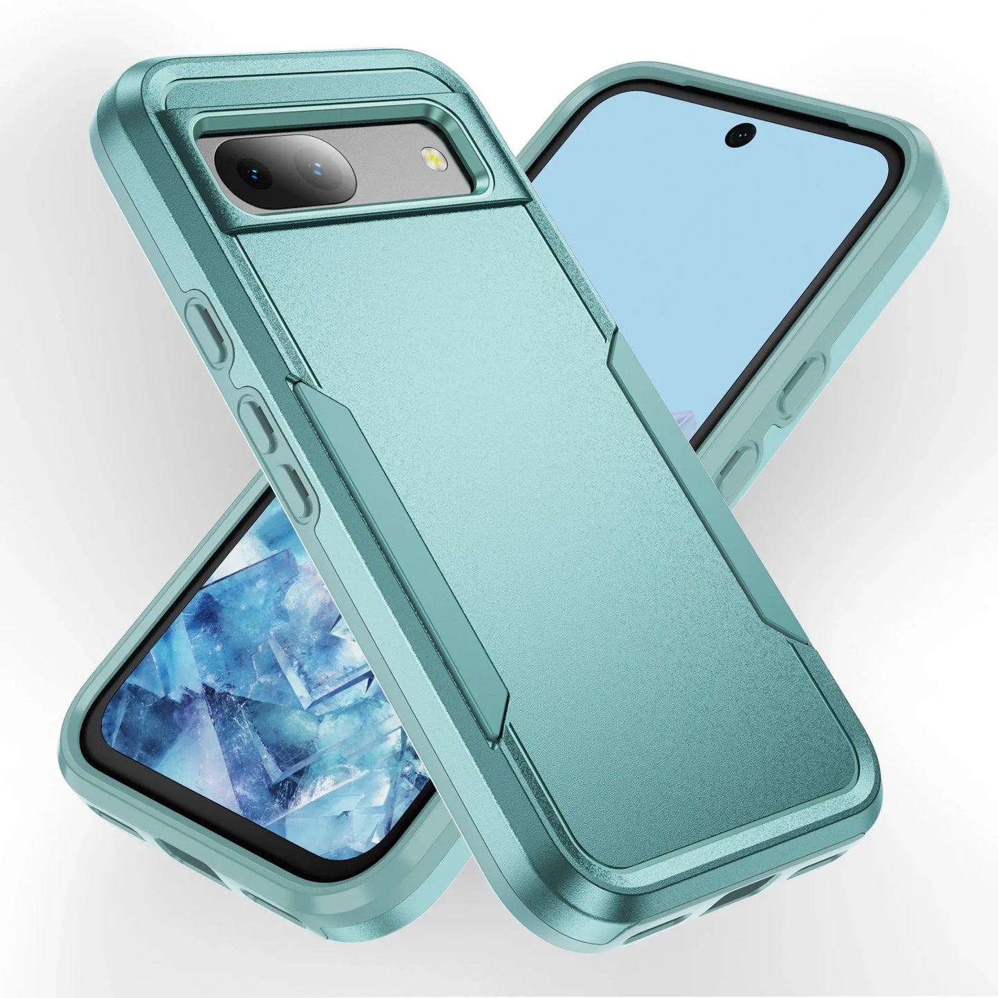 For Google Pixel 6A-9A Shockproof Armour Case TPU PC Heavy Duty Cover