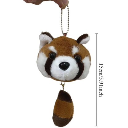 Cute Red Panda Plush Shoulder Bag Women Travel Backpack Crossbody