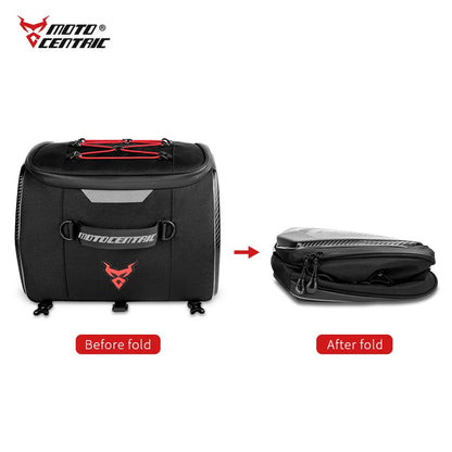 Motocentric Waterproof Motorcycle Helmet Bag Multifunction Motorcycle Rear Seat Bag High Capacity Motorcycle Bag Rider Backpack