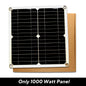 1000W 12V Solar Panel Kit with 10A-100A Controller for RV Car Caravan Battery