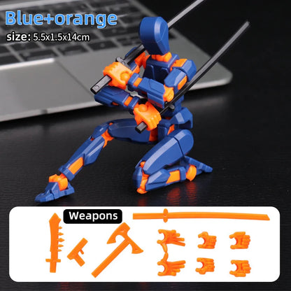 Movable Shapeshift Robot 3D Printed Mannequin Dummy 13 Action Figures