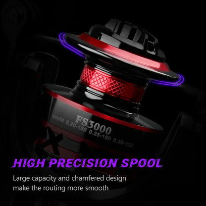 Fishing Reel 2000-7000 Spinning Reel 12KG Max Drag Metal Spool