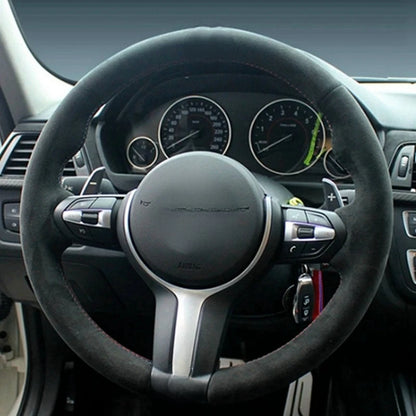 Car Steering Wheel Cover Anti-Slip  Suede Leather For BMW M Sport 1 Series F20 M135i M140i M235i M240i X1 F21 F48 X2 F39 X3 F25-EXPROTAS