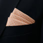 Mens Pocket Square Handkerchief Solid Satin Wedding Accessories