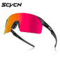 SCVCN Photochromic Cycling Sunglasses MTB Bike Glasses for Men & Women
