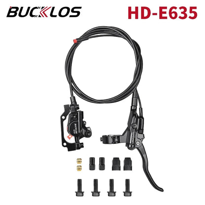Hydraulic Disc Brake Set for E-Bike 160mm Rotors Power Control 1100mm 1800mm
