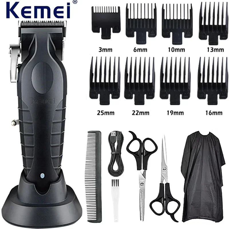 Kemei Professional Hair Clipper Trimmer Cordless Electric Beard Shaver