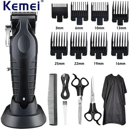Kemei Professional Hair Clipper Trimmer Cordless Electric Beard Shaver