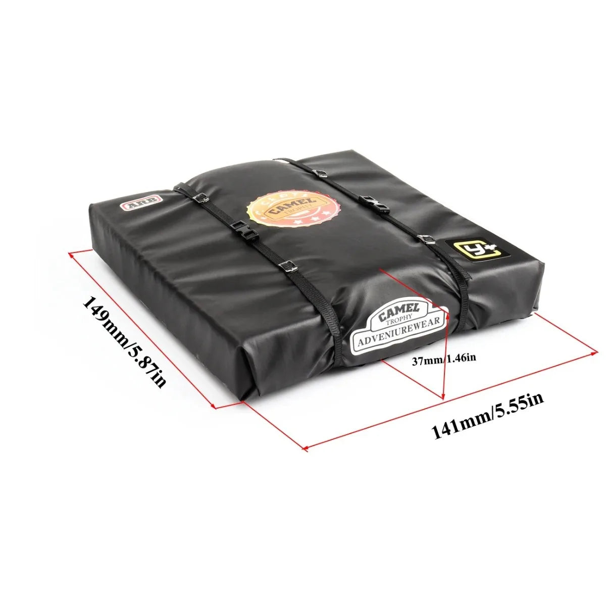 Simulated Roof Tent Bag for 1/8 1/10 RC Crawler TRX4 SCX10 FCX10