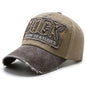 Korean Baseball Cap Unisex Letter Embroidery Adjustable Sun Hat Style