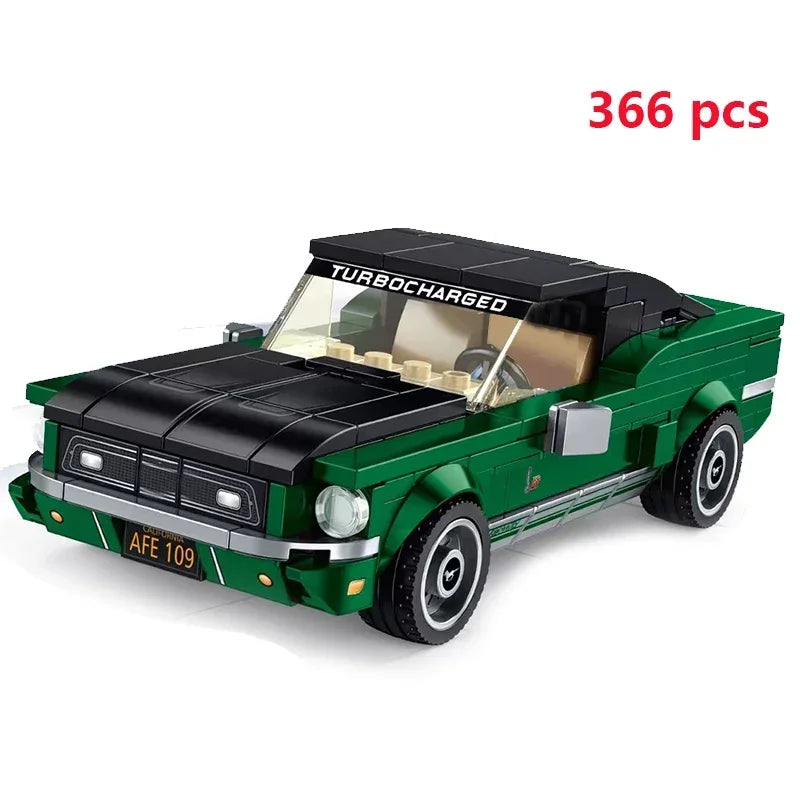 Car Series Building Blocks Model Sets Sports Racing Speed Champion DIY Educational Bricks Toys Boys Kids Adult Christmas Gifts-EXPROTAS