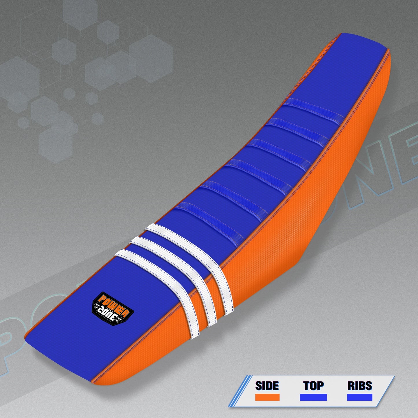 Soft Waterproof Ribbed Gripper Seat Cover for SXF EXC KXF CRF by Powerzone