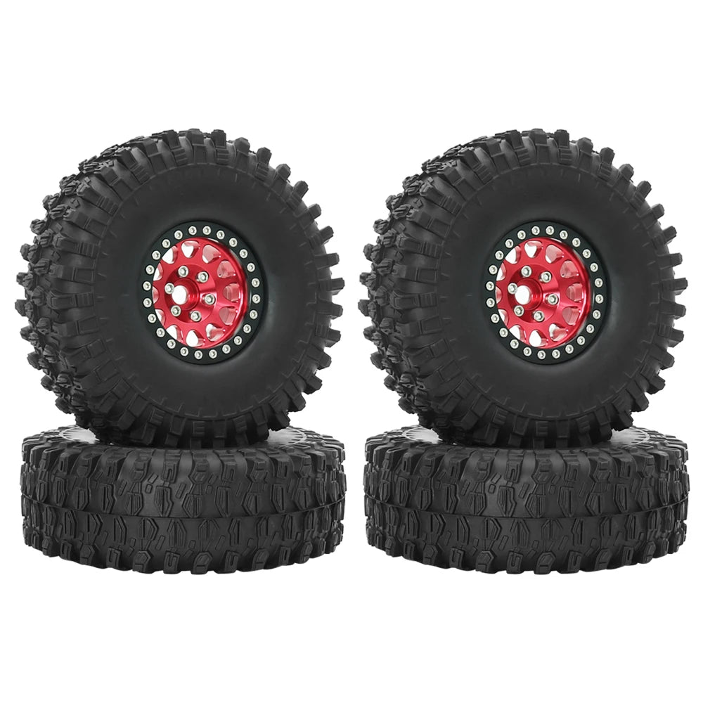 Beadlock Wheel 1.9 Metal Rim for 1/10 RC Crawler Axial SCX10 TRX-4 Redcat