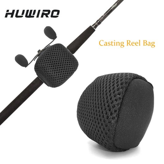 2Pcs Soft Fishing Reel Bag Protective Cases for Spinning & Casting