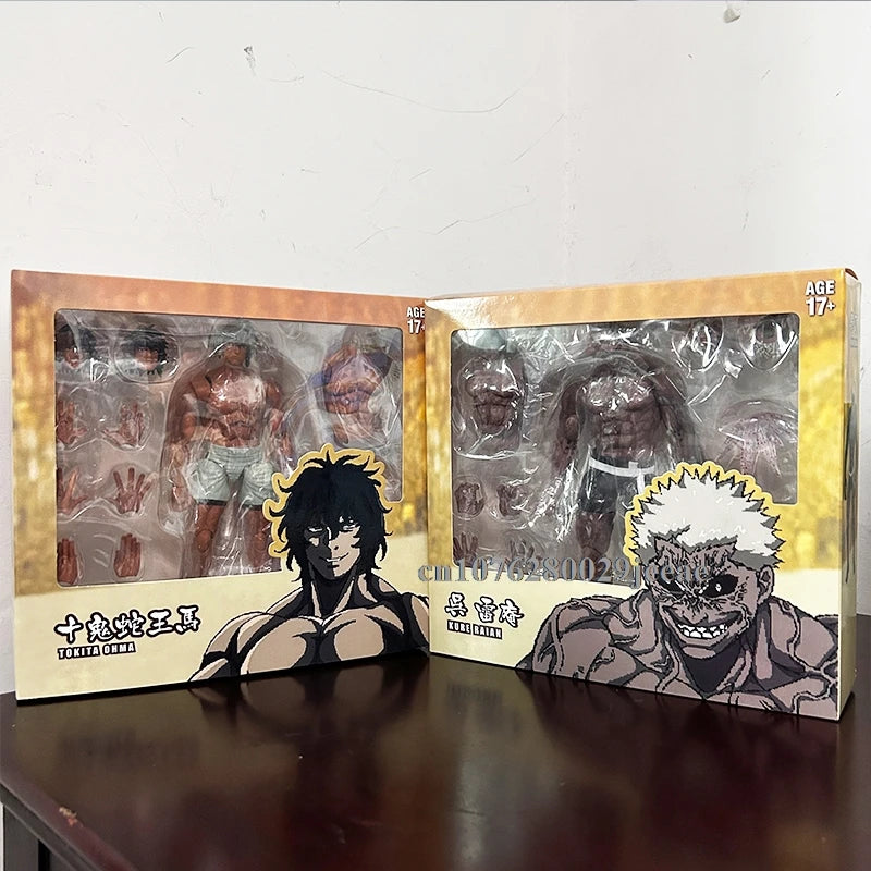 18cm Kengan Ashura Tokita Ohma Kure Raian PVC Movable Action Figure Toy