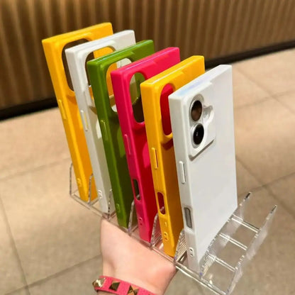 Fluorescent Clear Shockproof Case for iPhone 11-17 Air Pro Max Crystal Cover