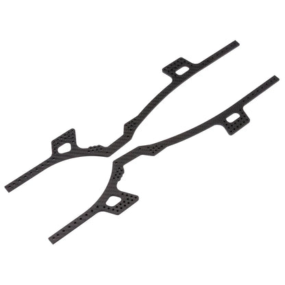Carbon Fibre LCG Chassis Kit Rails V2 Skid 1/10 RC Crawler SCX10 III