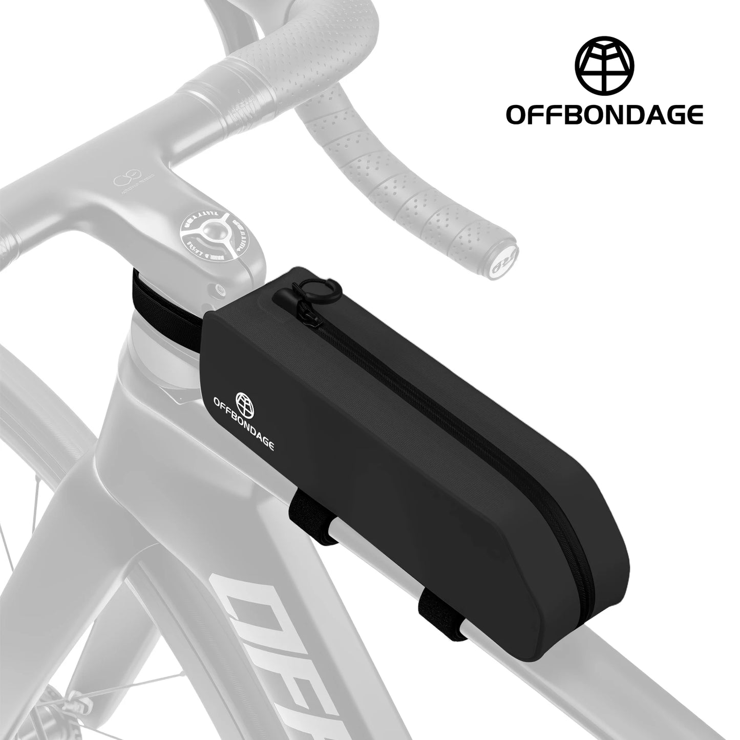 MTB Road Bike Top Tube Bag OFFBONDAGE Hard Shell Front Storage Pouch