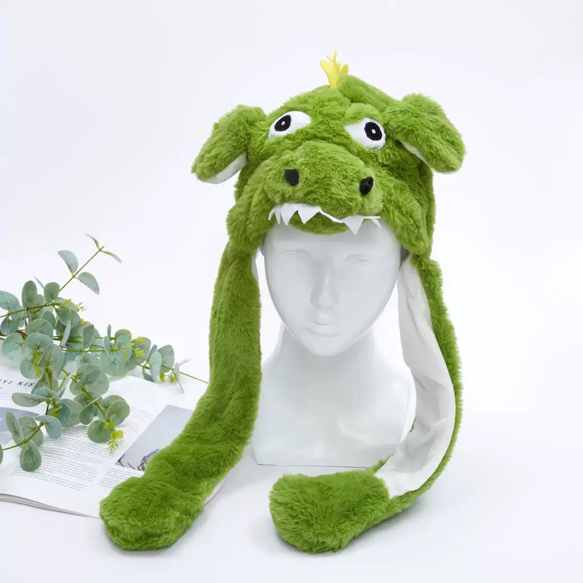 Tiger Ear Moving Hat Cartoon Long Ears Cold Weather Animal Earmuff
