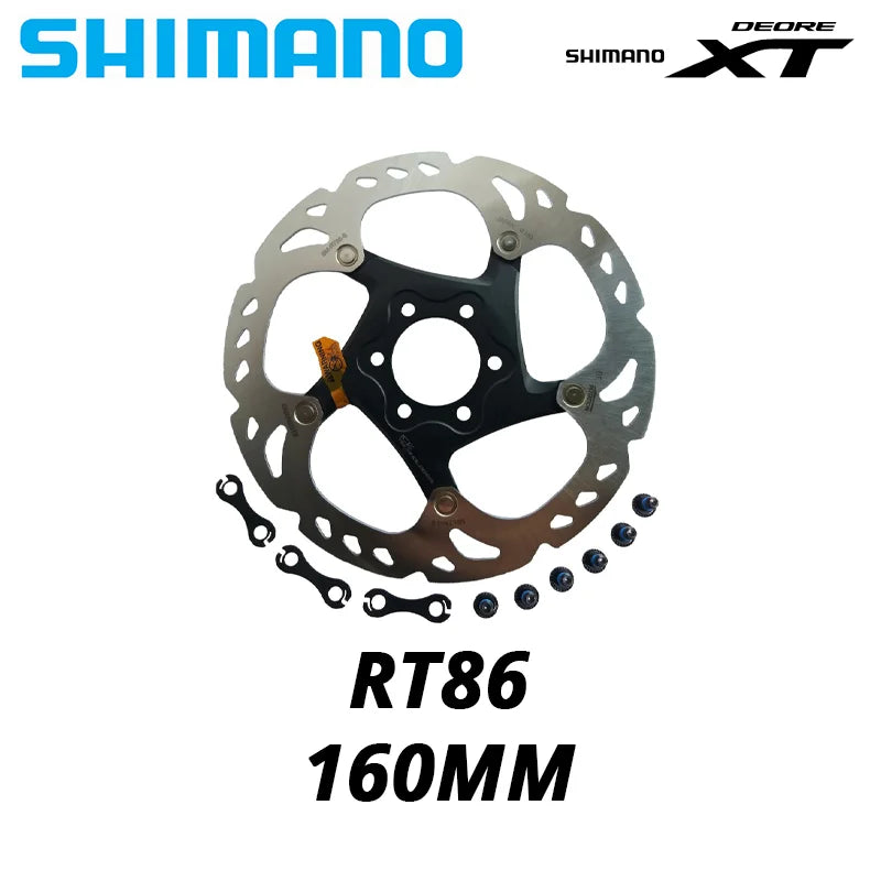 Shimano Deore XT RT86 6-Bolt Ice-Tech Disc Brake Rotor 160/180/203mm - EXPROTAS