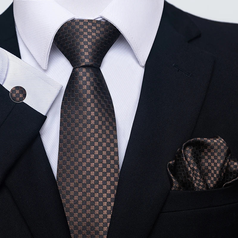 EXPROTAS Tie Pocket Square 8cm Wedding Formal Men’s Accessories