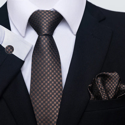 EXPROTAS Tie Pocket Square 8cm Wedding Formal Men’s Accessories