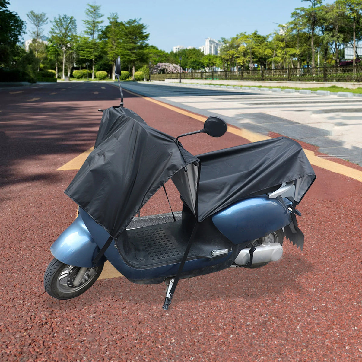 Motorcycle Rain Cover Waterproof Scooter Moped Bike Outdoor Dust Protector
