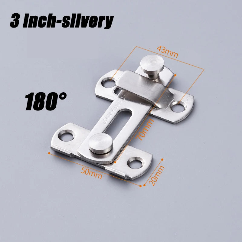 Barn Door Latch Sliding Right Angle Bolt Wine Cooler Closet Baby Safety