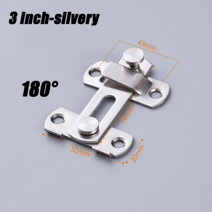 Barn Door Latch Sliding Right Angle Bolt Wine Cooler Closet Baby Safety