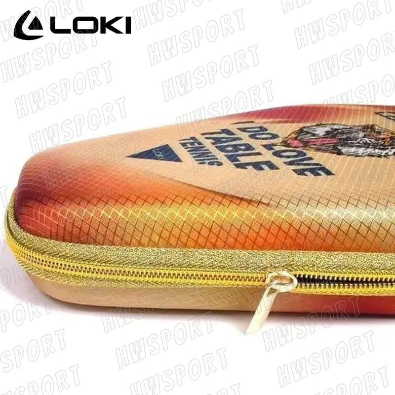 LOKI Table Tennis Racket Case Hard Shell Ping Pong Racket Paddle Cover Bag Durable EVA Inner Table Tennis Accessories-EXPROTAS
