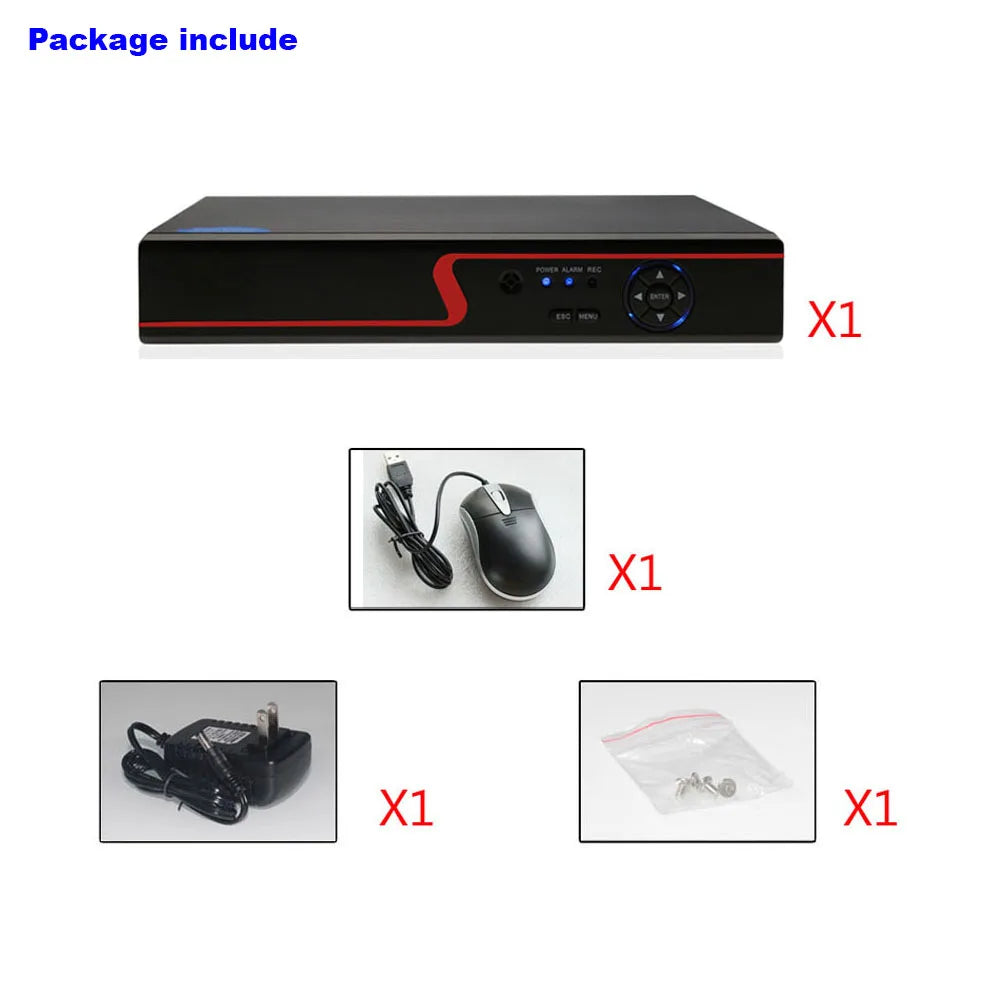 XMeye DVR NVR Recorder | 5MP-N 4/8/16CH 1080P CCTV Audio Coax Motion Detect