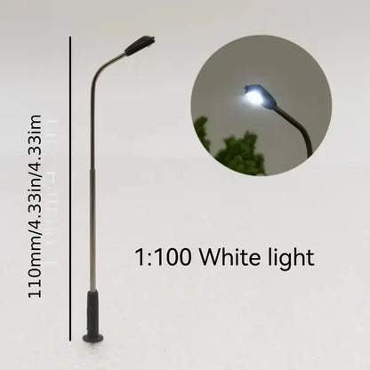 5PCS Miniature Street Lamp LED Model 3V Road Light for Diorama Layout