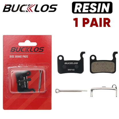 Resin Disc Brake Pads BUCKLOS for Shimano A01S M07 M535 MTB Road Bike