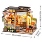 Wooden DIY Mini Dollhouse 3D Puzzle Room Kit with Furniture Birthday Gift - EXPROTAS