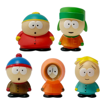 5PCS Southern Park Action Figures Toy Stan Eric Creative Dolls for Kids