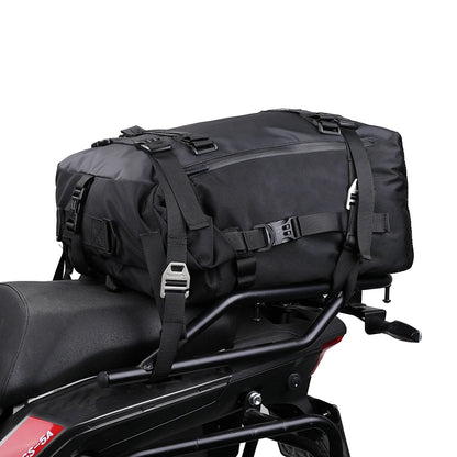 Rhinowalk Motorcycle Rear Seat Bag 10/20/30L Waterproof Saddle Luggage Bag
