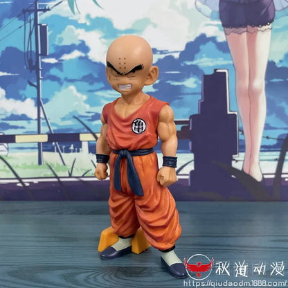 18cm Dragon Ball Z Super Krillin PVC Action Figure Anime Collectible Model Gift