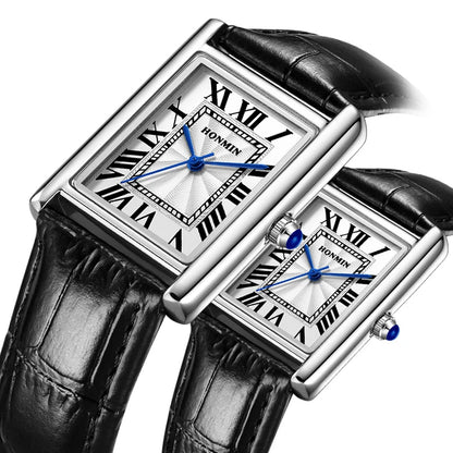 Men Women Quartz Watch Waterproof Casual Unisex Wristwatch for Couple