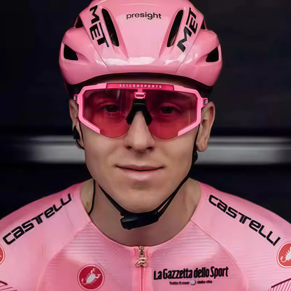 SCICON Photochromic Cycling Glasses, UV400 Outdoor Sports Sunglasses for Men & Women MTB Road Bike