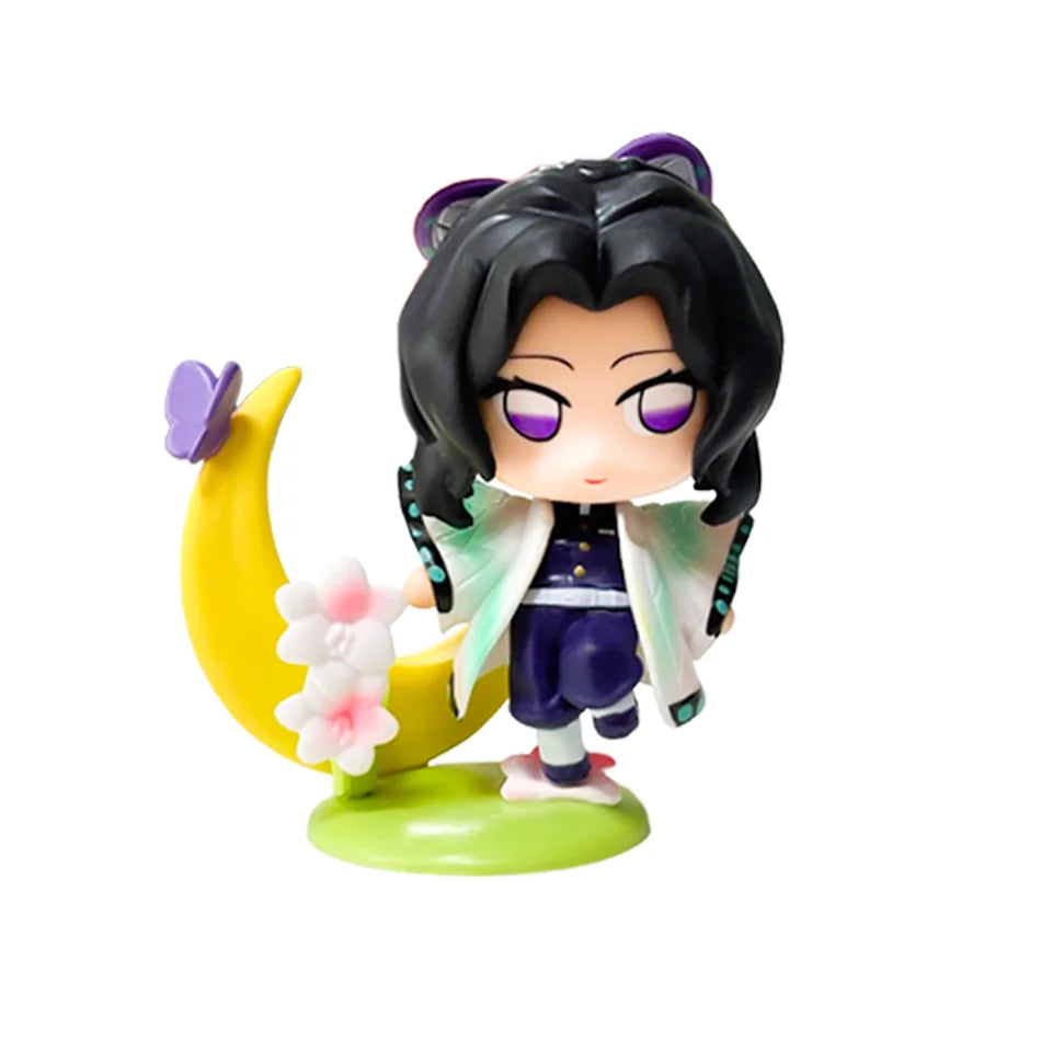 Demon Slayer Blind Box Figure Tanjiro Nezuko Anime PVC Collectible Toy