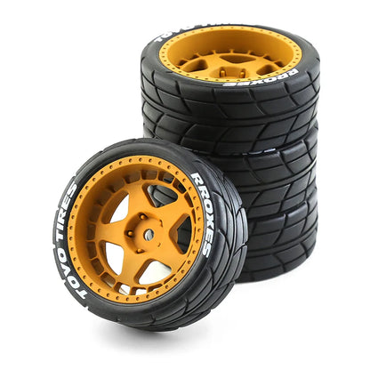 4Pcs RC Car Accessories Tyres for HPI TT02 XV0 Rally Drift Parts