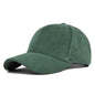 Men Women Suede Baseball Cap Retro Snapback Autumn Winter Hip Hop Hat