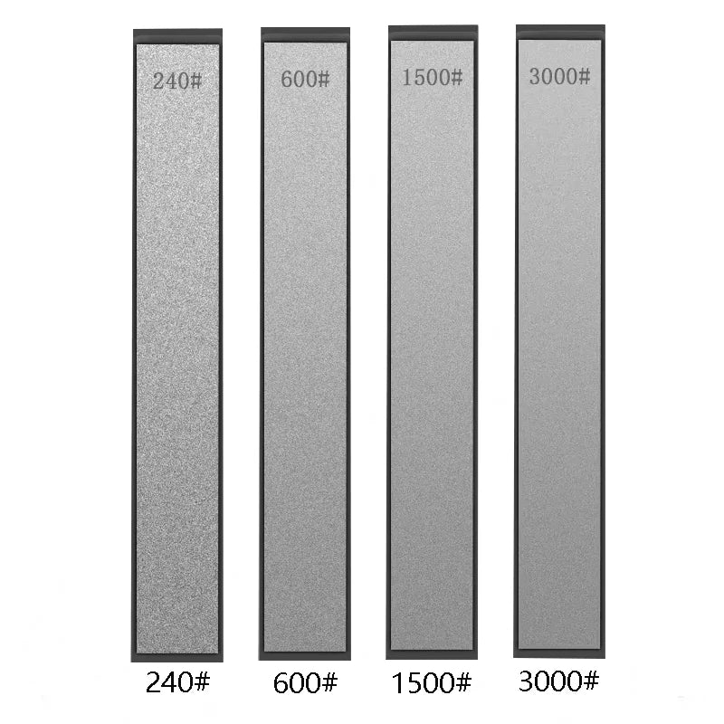 4PCS Diamond Stone Whetstone Bar Knife Sharpener Scissors Razor Polished Kitchen Knife