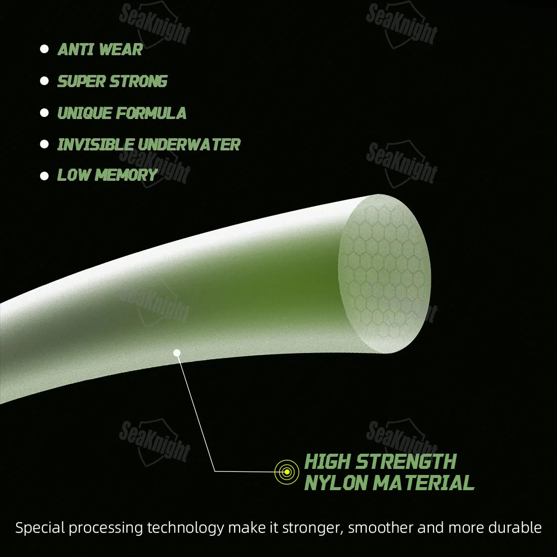 SeaKnight CARP 500M Nylon Fishing Line 10-25LB Strong Smooth Invisible Green