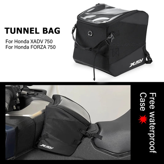Tunnel Tank Bag Storage Pouch for Honda X-ADV 750 Forza 750 Scooter