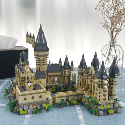Micro Building Blocks Hogwarts School Harry Potter Castle Bricks Toys for Boys Girls Kids Adult Christmas Gifts DIY Toy 3000+Pcs-EXPROTAS