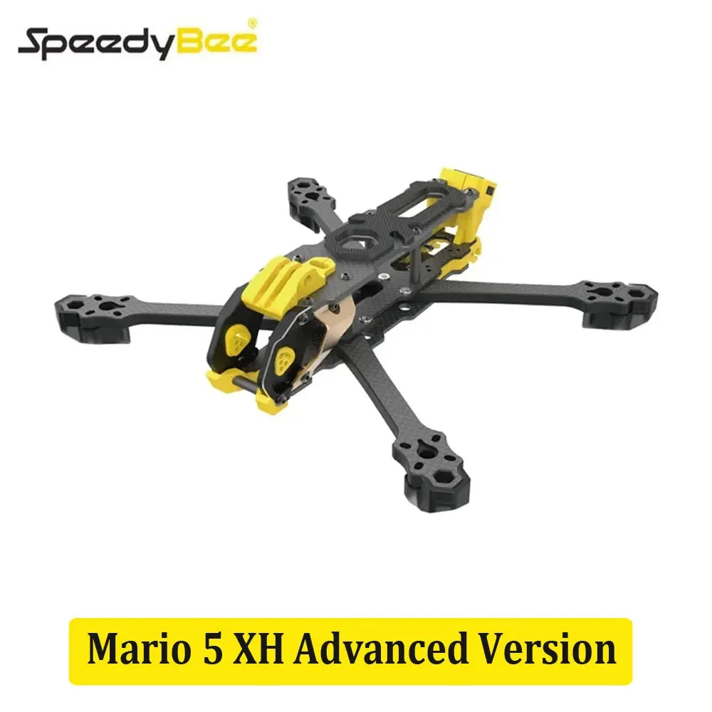 SpeedyBee Mario 5 Frame Kit DC / XH Version with Carbon Fiber Plate FPV Freestyle RC Racing Drone-EXPROTAS